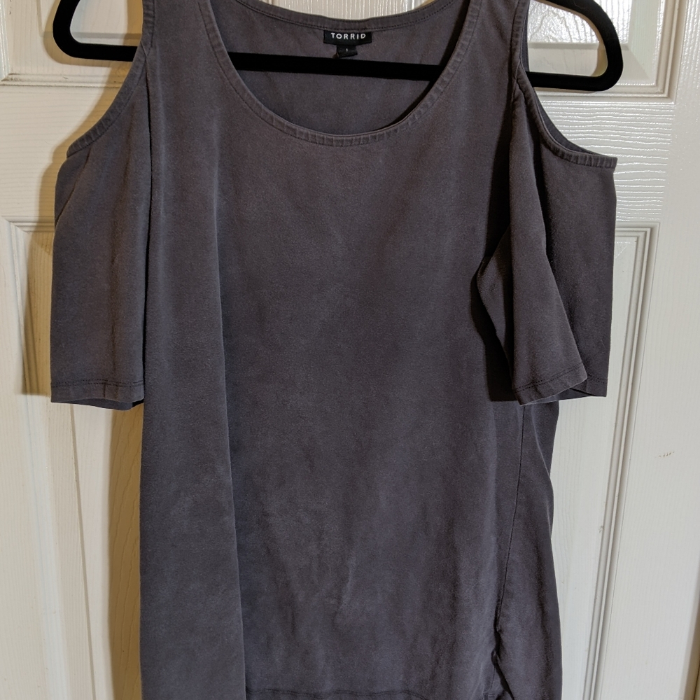 Torrid cold shoulder tee